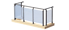 阳台护栏带玻璃型YT-003